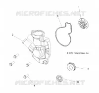 MOTORE, WATERPUMP IMPELLER AND COVER