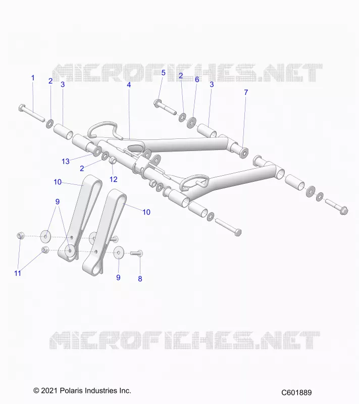 SUSPENSION, ANTERIORE COPPIA ARM