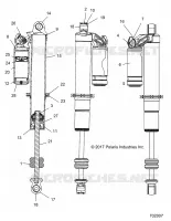 SUSPENSION, SHOCK ANTERIORE INTERNALS