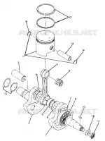 ALBERO MOTORE AND PISTON ASSEMBLY (4918411841033A)