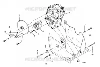 R.H.SCATOLA DEGLI INGRANAGGI/FRENO MTG.  350 2X4 (4918531853031A)