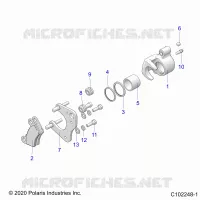 FRENO ANTERIORE CALIPER