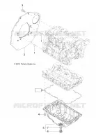 MOTORE, MOUNTING FLANGE and COPPA DELL'OLIO