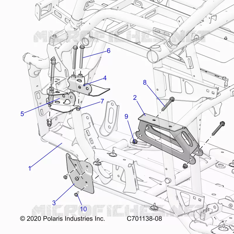 CHASSIS, MOTORE AND REAR DRIVELINE MOUNTING
