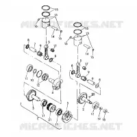 PISTONEEE   ALBERO MOTORE 500 SPX (4922552255037A)