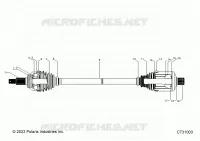 TRASMISSIONE, REAR HALF SHAFT