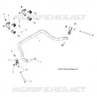 SUSPENSION, POSTERIORE STRUT STABILIZZATORE
