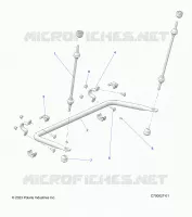 SUSPENSION, REAR BARRA DI STABILIZZAZIONE