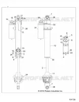 SUSPENSION, SHOCK ANTERIORE INTERNALS