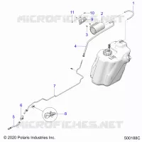 SISTEMA DI ALIMENTAZIONE CARBURANTE, EVAPORATIVE (CALIFORNIA ONLY)