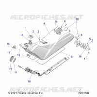 SISTEMA DI ALIMENTAZIONE CARBURANTE, FUEL TANK ASM.