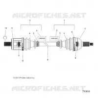 TRASMISSIONE, FRONT HALF SHAFT