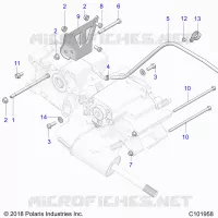 TRASMISSIONE, MAIN GEARCASE MOUNTING