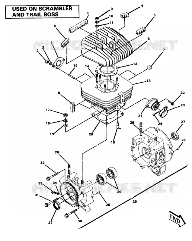 CRANKCASE AND CILINDRO (4911701170042A)