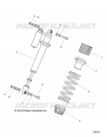 SUSPENSION, SHOCK ANTERIORE MOUNTING