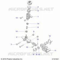 BRAKES, BRAKE PEDAL AND CILINDRO PRINCIPALE