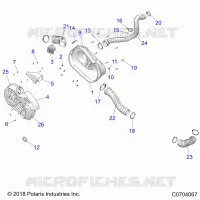 DRIVE TRAIN, COPERCHIO FRIZIONE AND DUCTING