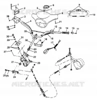 TIMONE MANUBRIO SL 900 B974091 and SL 1050 B974090 (4940974097A013)