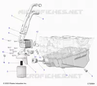OIL COOLER, FILTER AND DIPSTICK