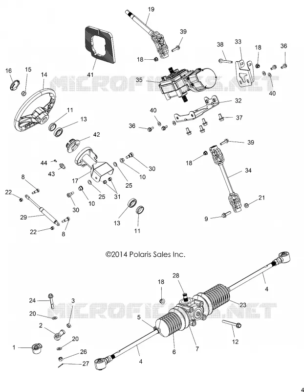 EPS SERVOSTERZO STEERING ASM.