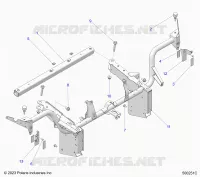 CHASSIS, FRONT TELAIO ASM. (USA ONLY) -T24AASGD/HD/TGD/HD (500251C)