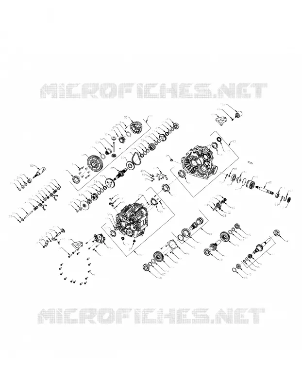 DRIVE TRAIN, PRINCIPALE SCATOLA INGRANAGGI INTERNALS