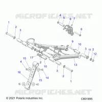SUSPENSION, ANTERIORE COPPIA ARM