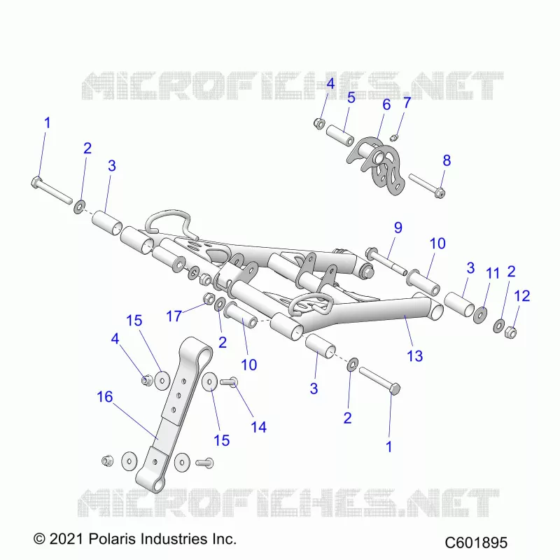 SUSPENSION, ANTERIORE COPPIA ARM