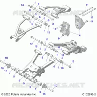 SOSPENSIONE POSTERIORE CONTROL ARM, MOUNTING