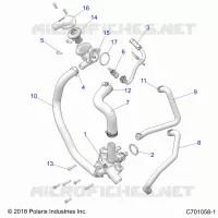 MOTORE, WATERPUMP AND BYPASS