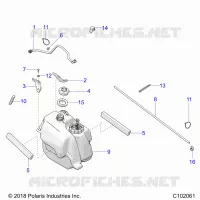 SISTEMA DI ALIMENTAZIONE CARBURANTE, FUEL TANK ASM.