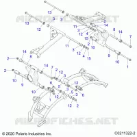 SOSPENSIONE POSTERIORE CONTROL ARM MOUNTING