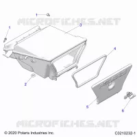 BODY, STORAGE BOX, REAR