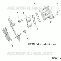FRENO POSTERIORE CALIPER