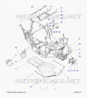 CHASSIS, MAIN FRAME AND SCIARED PLATES