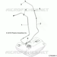 BODY, CARBURANTE LINES, STD.