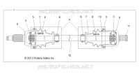 DRIVE TRAIN, TRANSMISSIONE ANTERIORE SHAFT