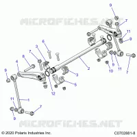 SUSPENSION, FRONT BARRA DI STABILIZZAZIONE