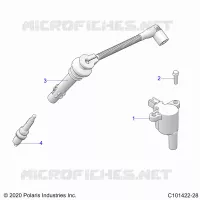 ELETTRICO, IGNITION COIL, WIRE AND SPARK PLUG