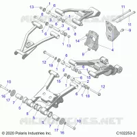 SOSPENSIONE POSTERIORE CONTROL ARM MOUNTING