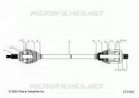 TRASMISSIONE, FRONT HALFSHAFT