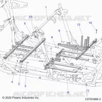 CHASSIS, SEAT AND CENTER CONSOLE MONTAGGIO