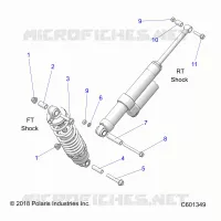 SHOCK MOUNTING, REAR SUSP.