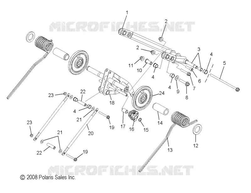 SUSPENSION, POSTERIORE COPPIA ARM
