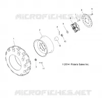 RUOTE, FRONT TIRE and FRENO DISC