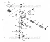 CILINDRO PRINCIPALE XLT 0970756, XLT SKS 0970556,  and XLT RMK 0970956 (4937693769B001)