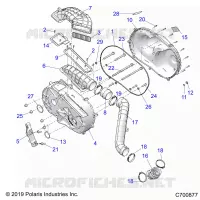TRASMISSIONE, CLUTCH COVER AND DUCTING