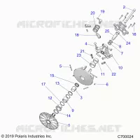 TRASMISSIONE, PRIMARY CLUTCH