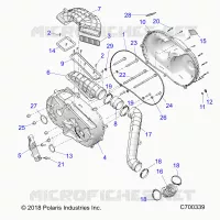 TRASMISSIONE, CLUTCH COVER AND DUCTING