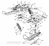 SOSPENSIONI ANTERIORI and SCIARE XLT 0966756 (4933823382B002)